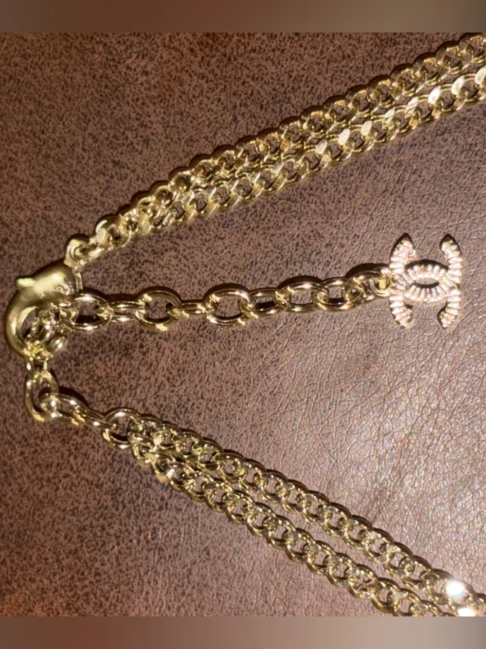 ✨💖 Chanel 🩰 CC 🪩 48” Multi chain ⛓️ Necklace 💎 ✨